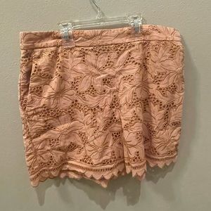 Ann Taylor Lace Shorts